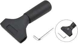 Short Cast Aluminum Handle